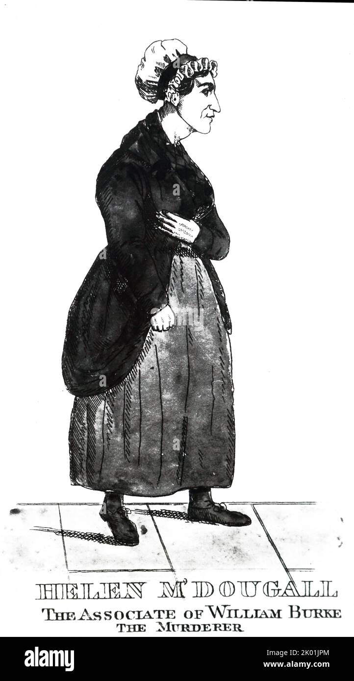 Helen McDougal, padrona di William Burke (1792-1829) il corpo snatcher e assassino. Foto Stock