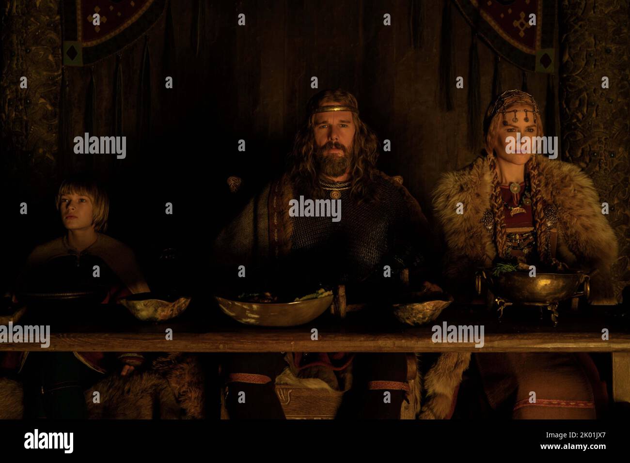 THE NORTHMAN (2022) OSCAR NOVAL ETHAN HAWKE NICOLE KIDMAN ROBERT EGGERS (DIR) FOCUS FEATURES/MOVIESTORE COLLECTION Foto Stock