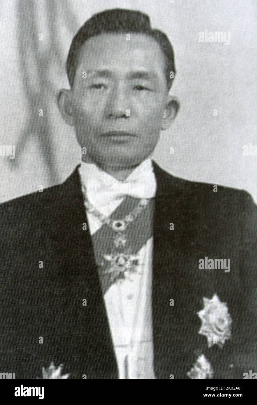 General Park Chung Hee - Presidente della Repubblica di Corea negli anni '1960s e '1970s. Foto Stock