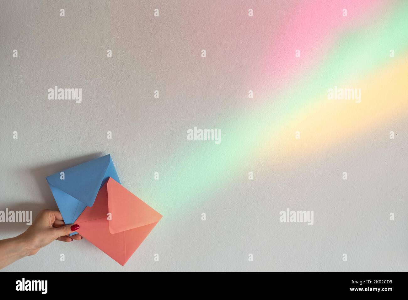 ragazzo ragazza lettera bambino doccia festa decorazione Foto Stock