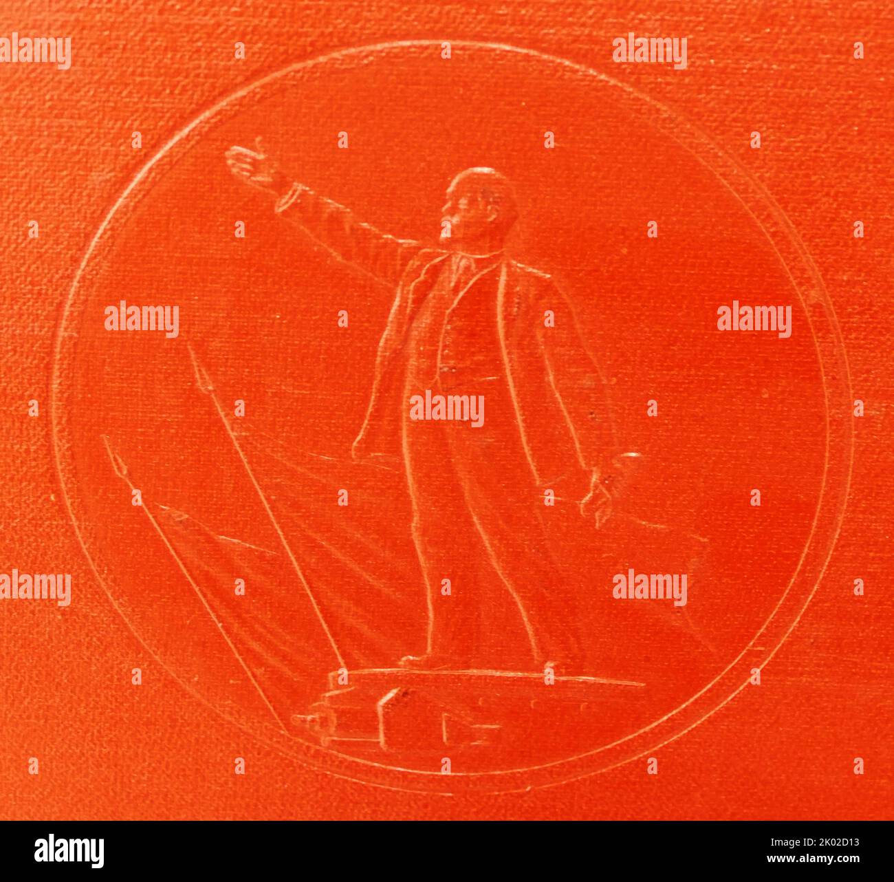 V.I. Lenin. Un'illustrazione dal libro russo di storia di guerra civile Foto Stock