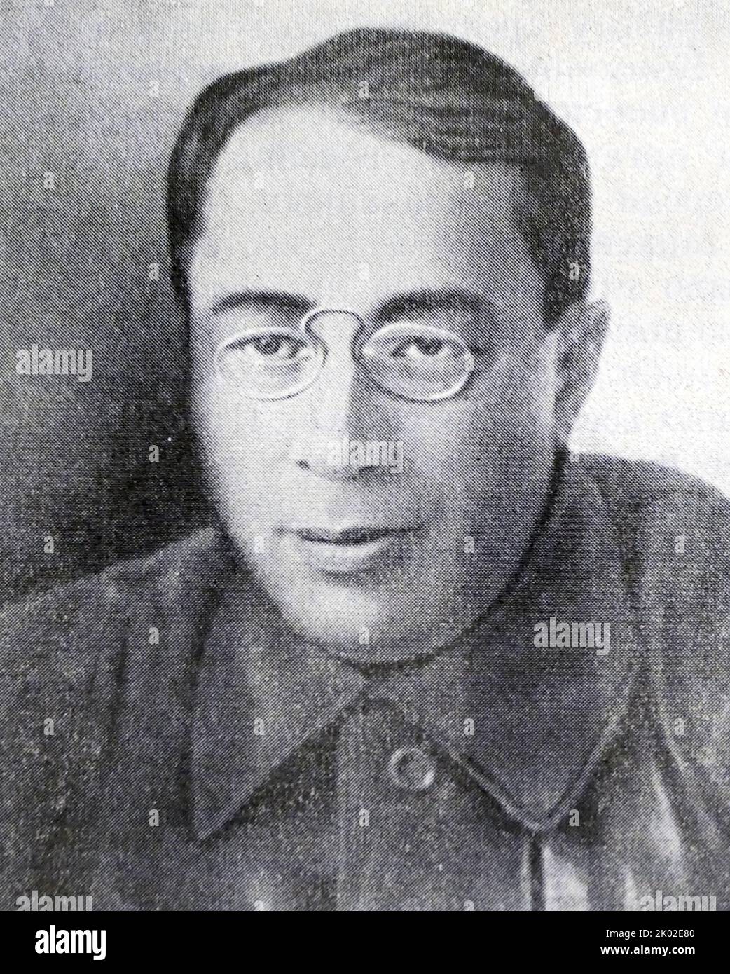 Sergei Ivanovich Gusev (1874 - 10 giugno 1933); Russo rivoluzionario, membro fondatore della fazione bolscevica del Partito socialdemocratico laburista russo (RSDLP), e leader del partito sovietico Foto Stock