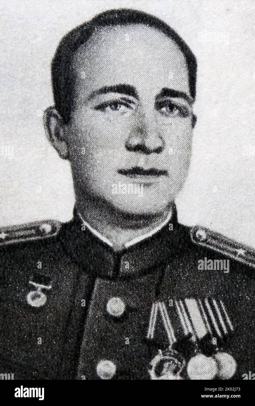 N.D. Kucherenko ha co-diretto lo sviluppo del serbatoio T-34 medio nel 1940. Il T-34 è stato il carro armato più prodotto in serie della seconda guerra mondiale. Foto Stock