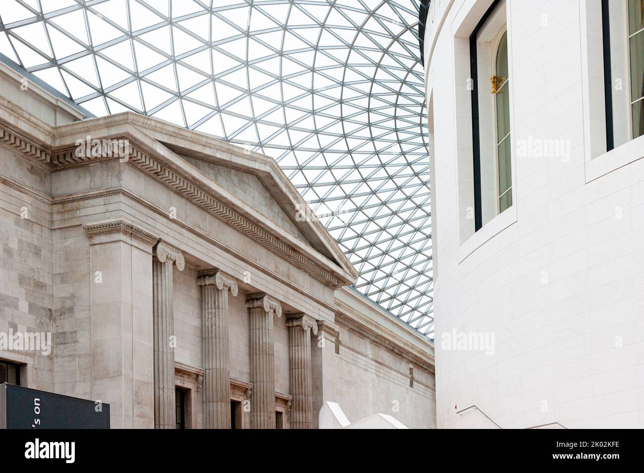 Great Court of the British Museum, Londra, Regno Unito Foto Stock