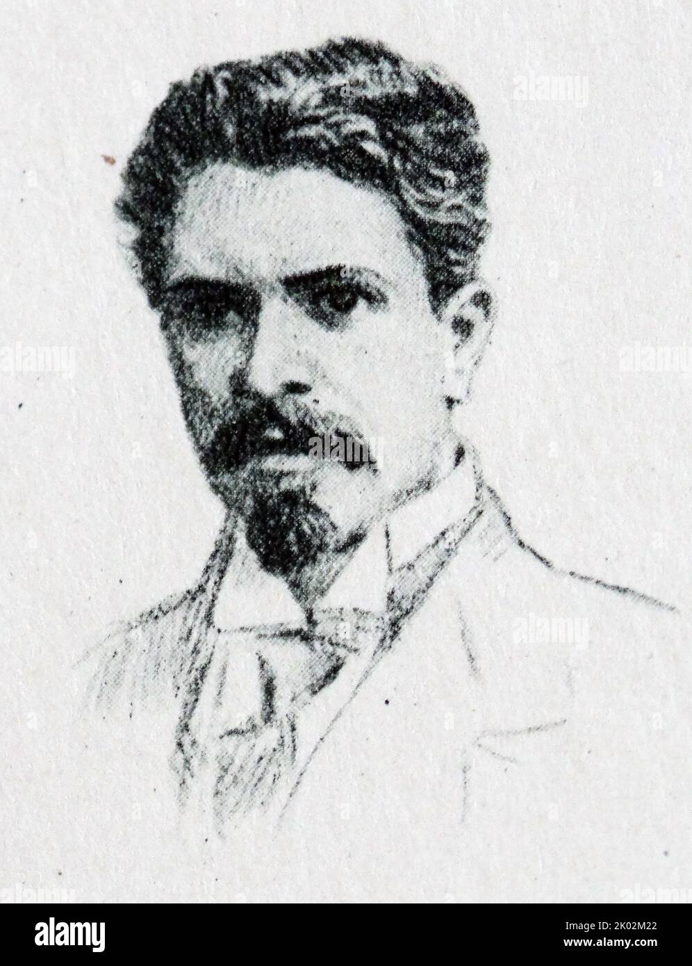 Stepan Georgevich Shaumian (1878 - 20 settembre 1918) rivoluzionario bolscevico e politico attivo in tutto il Caucaso. Foto Stock