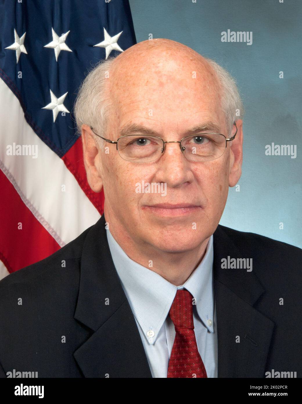 Ritratto ufficiale di Fred Karnas, Senior Advisor del Segretario, Chief HUD Liaison to Department of Health and Human Services. Foto Stock