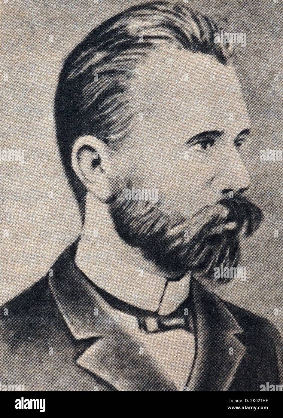 Julian Markhlevsky (1866-1925). Lavoratore del movimento operaio polacco e internazionale. Uno dei fondatori del Partito Comunista Polacco. Dal 1918, visse e lavorò principalmente nella Russia sovietica. Foto Stock