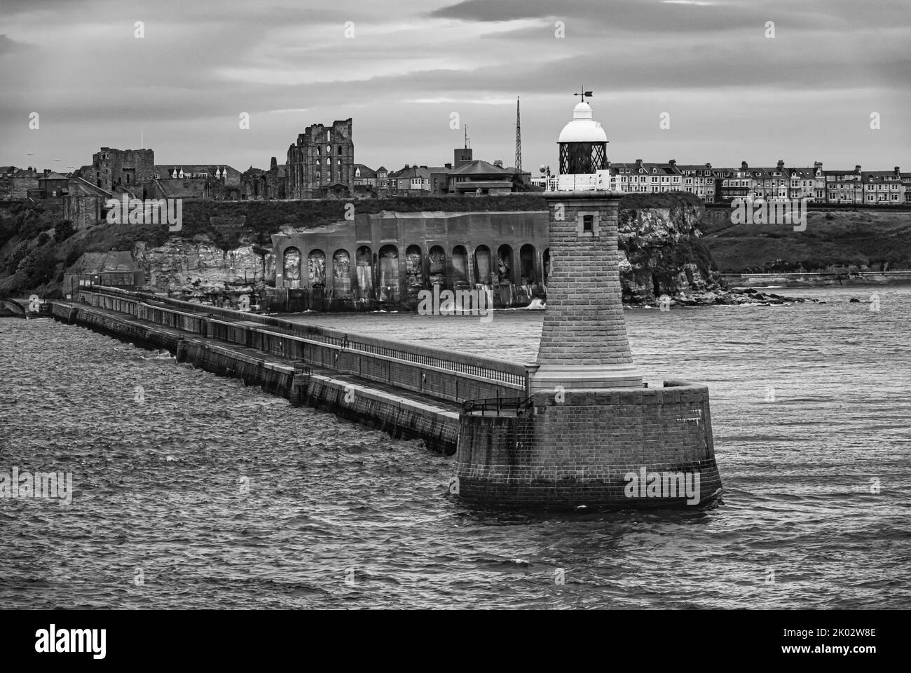 Tynemouth, Newcastle, Northumberland, Inghilterra settentrionale Foto Stock