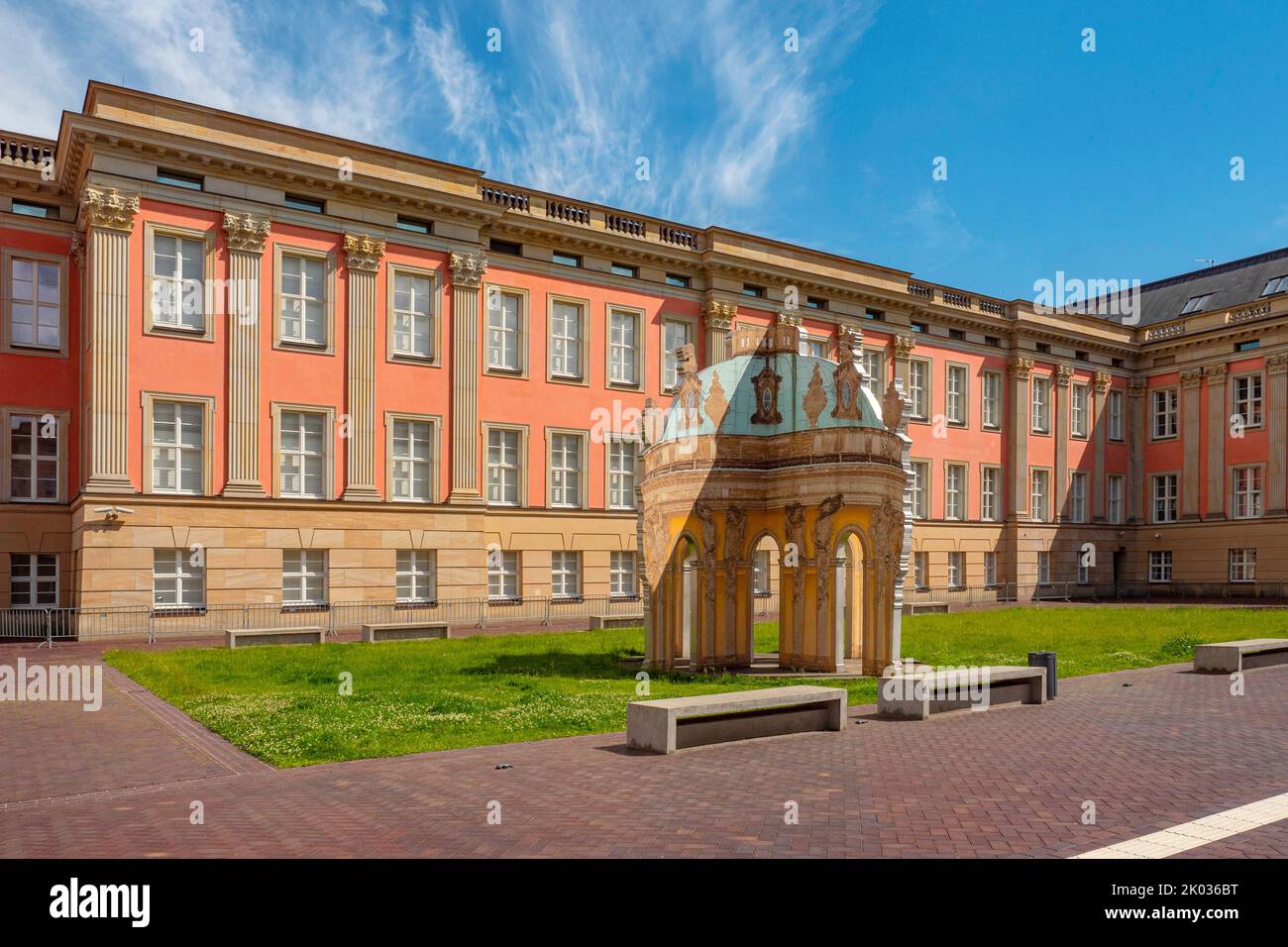 Parlamento di Stato di Brandeburgo, Potsdam, Brandeburgo, Germania Foto Stock