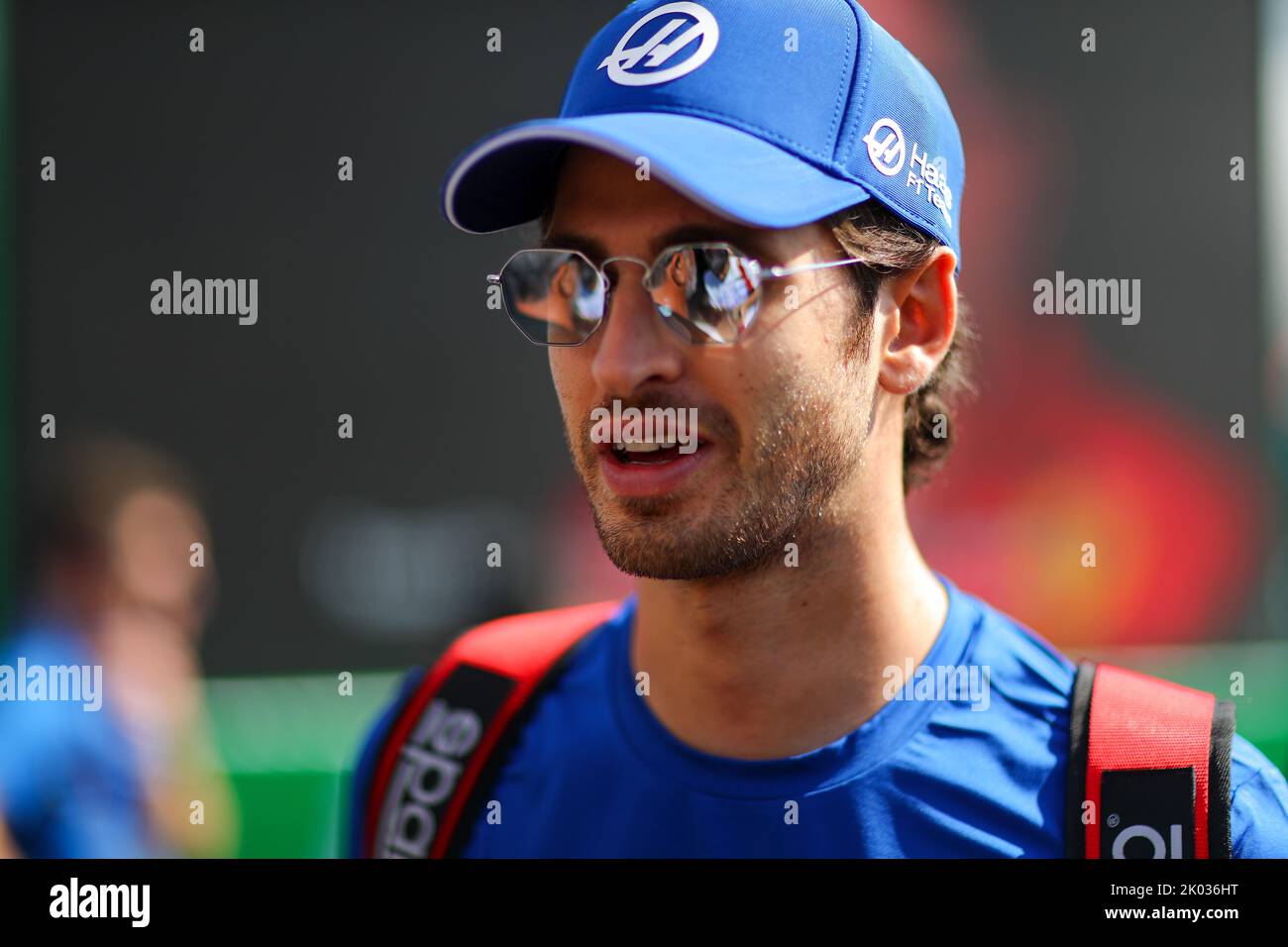 Antonio Giovinazzi (ITA) - Team Haas F1 durante LA FORMULA 1 PIRELLI GRAN PREMIO D’ITALIA 2022, Monza, ITALIA Foto Stock