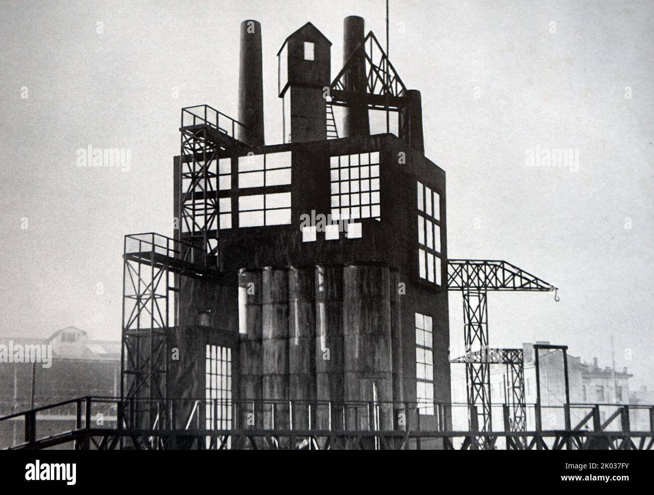 Mulino di Stato V. I. Lenin a Leningrado il 7 novembre 1927. Foto Stock