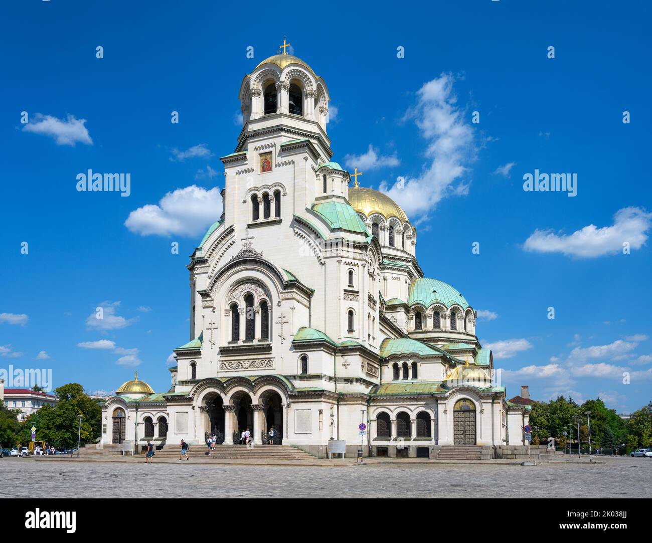 Aleksander Nevski Cattedrale, Sofia, Bulgaria Foto Stock
