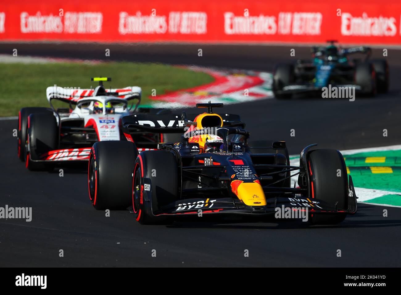 DURANTE LA FORMULA 1 PIRELLI GRAN PREMIO D’ITALIA 2022, MONZA, ITALIA Foto Stock