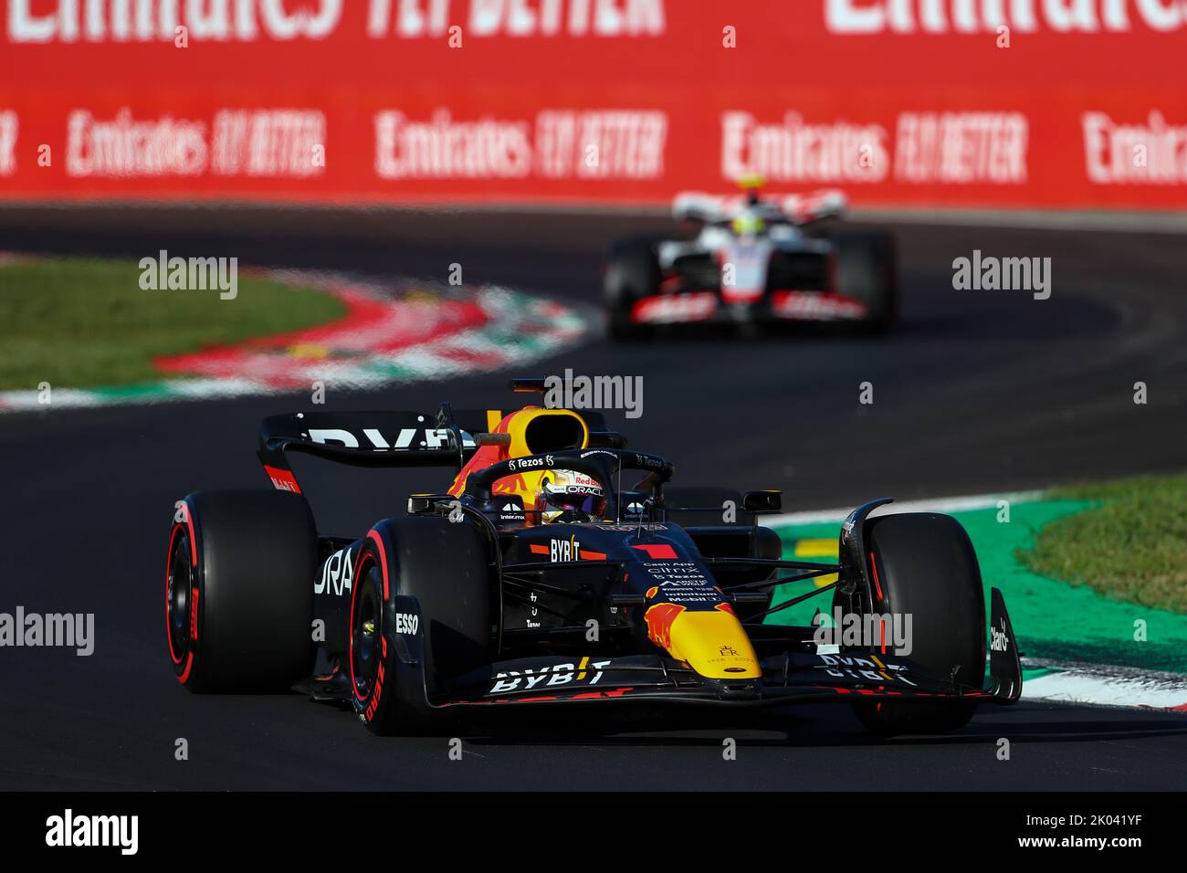 DURANTE LA FORMULA 1 PIRELLI GRAN PREMIO D’ITALIA 2022, MONZA, ITALIA Foto Stock