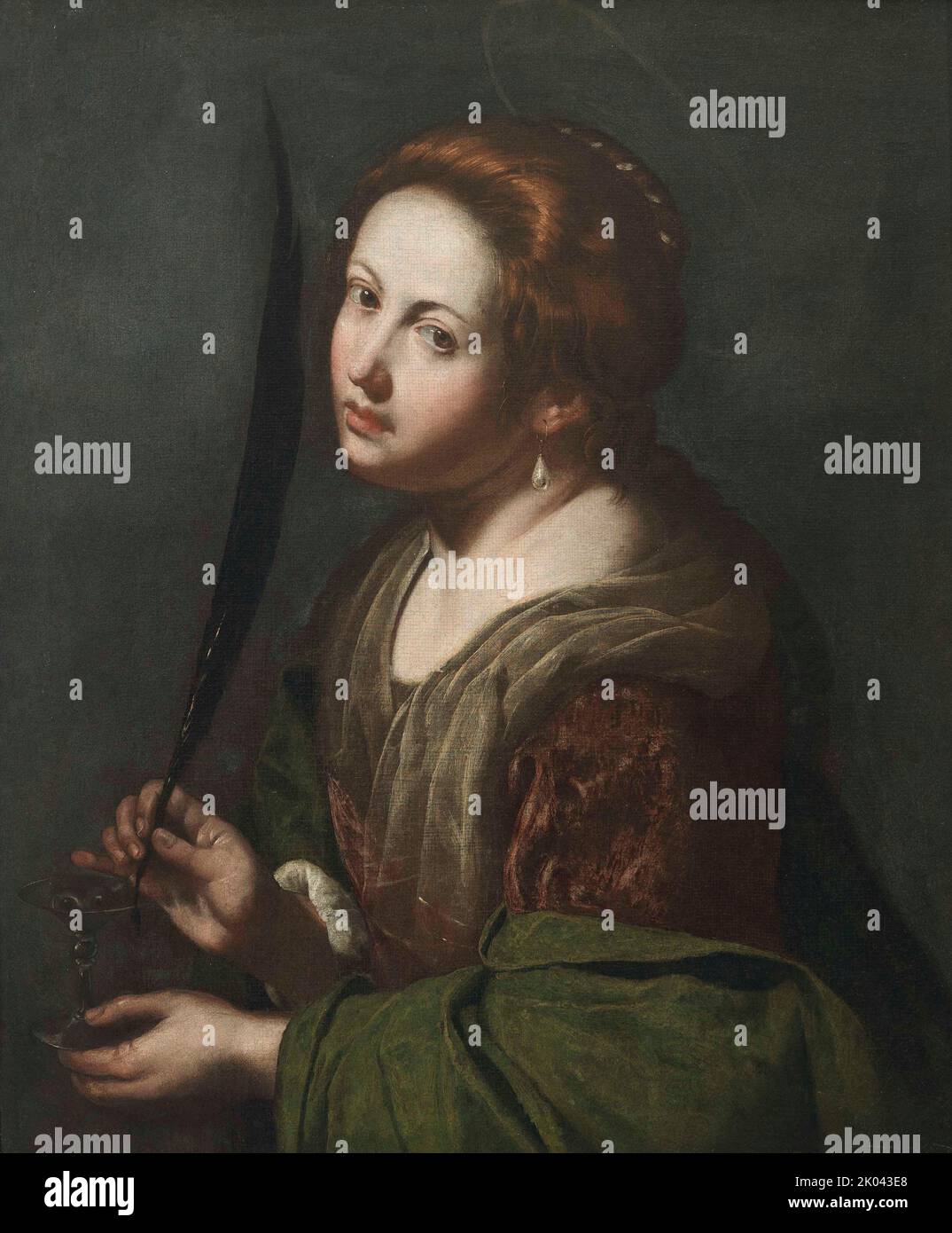 Santa Lucia, 1636-1638. Collezione privata. Foto Stock