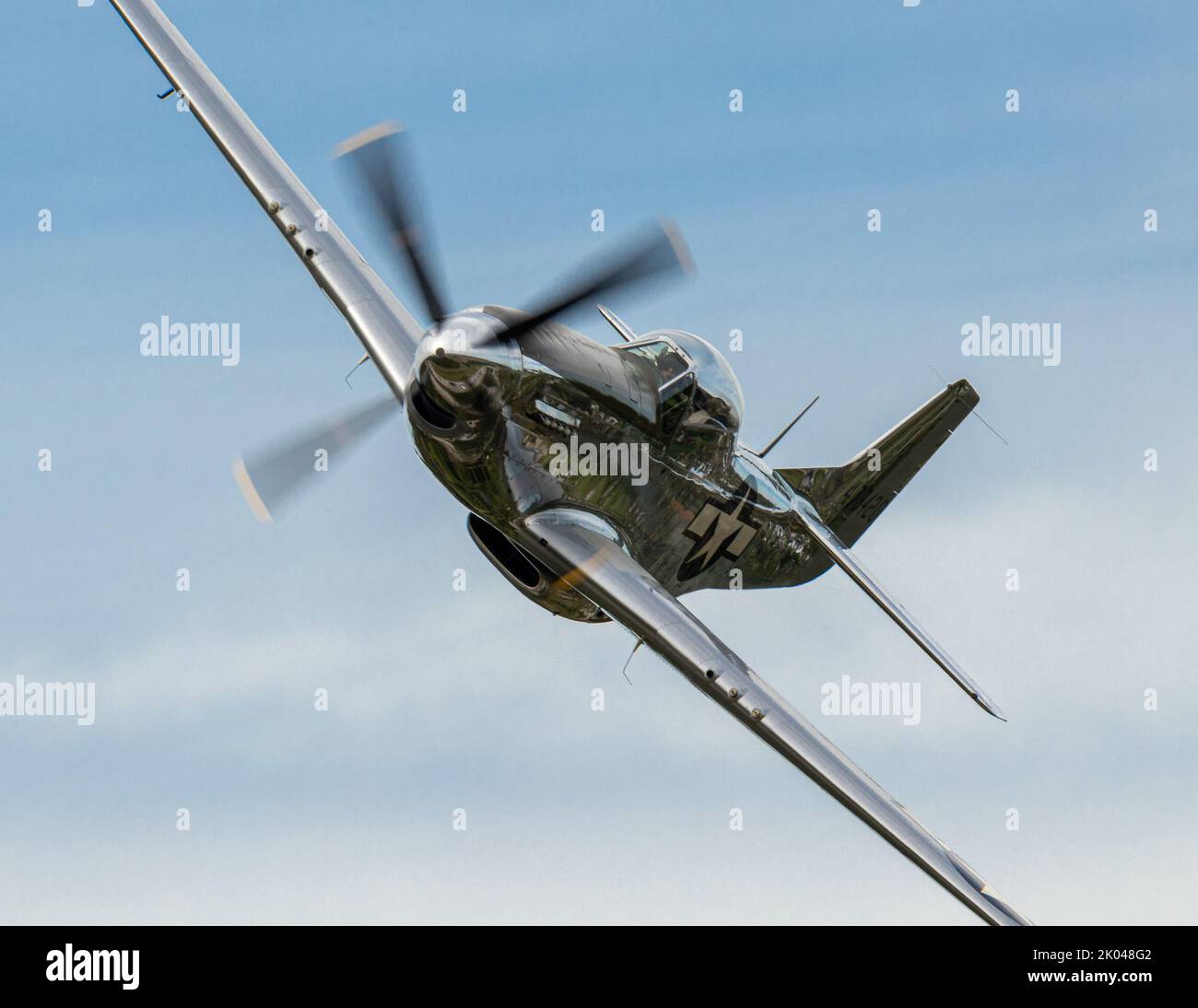 L'incredibile P-51 Mustang al Stuart Air Show Foto Stock