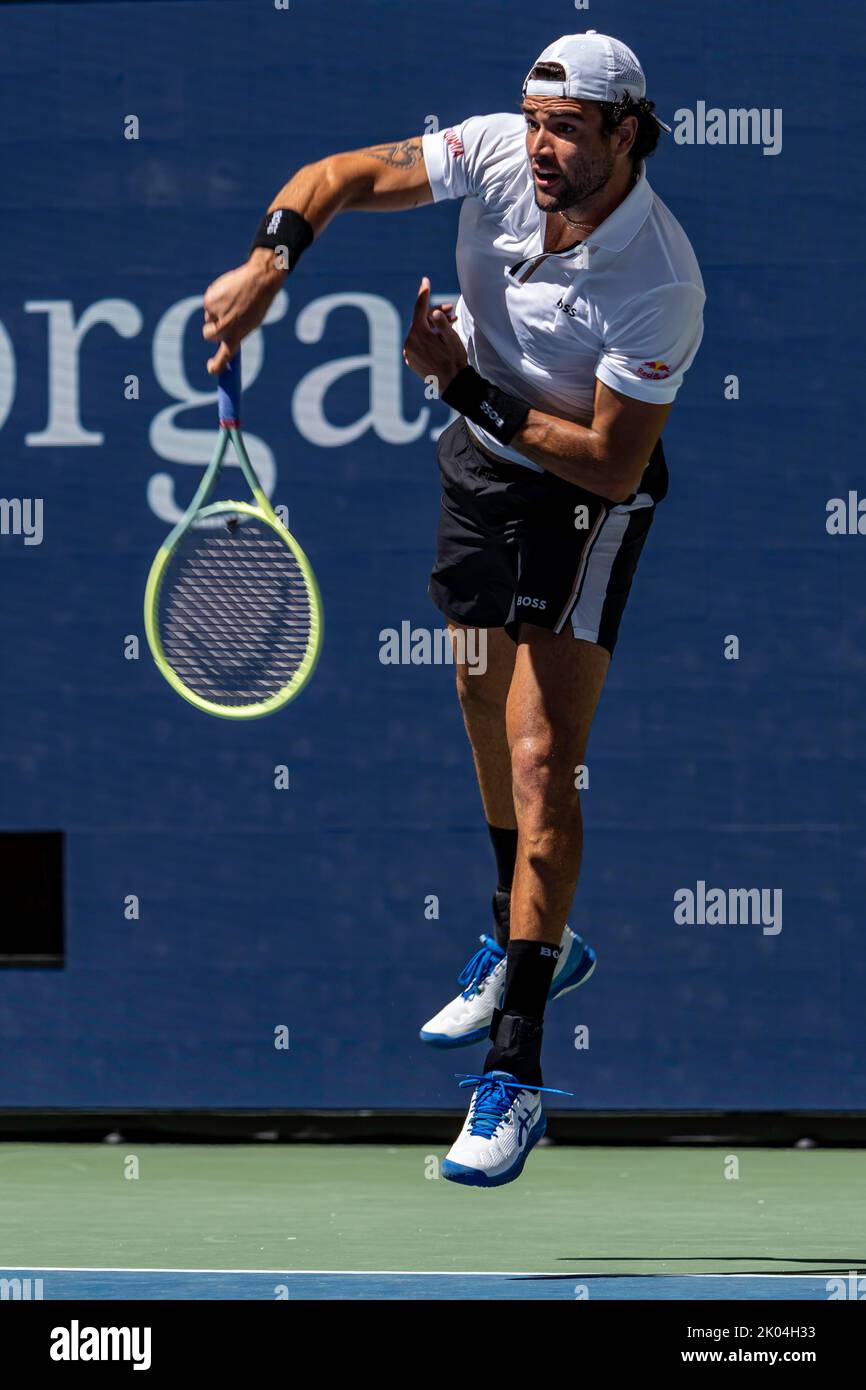 Matteo errettini al 2022° US Open. Foto Stock