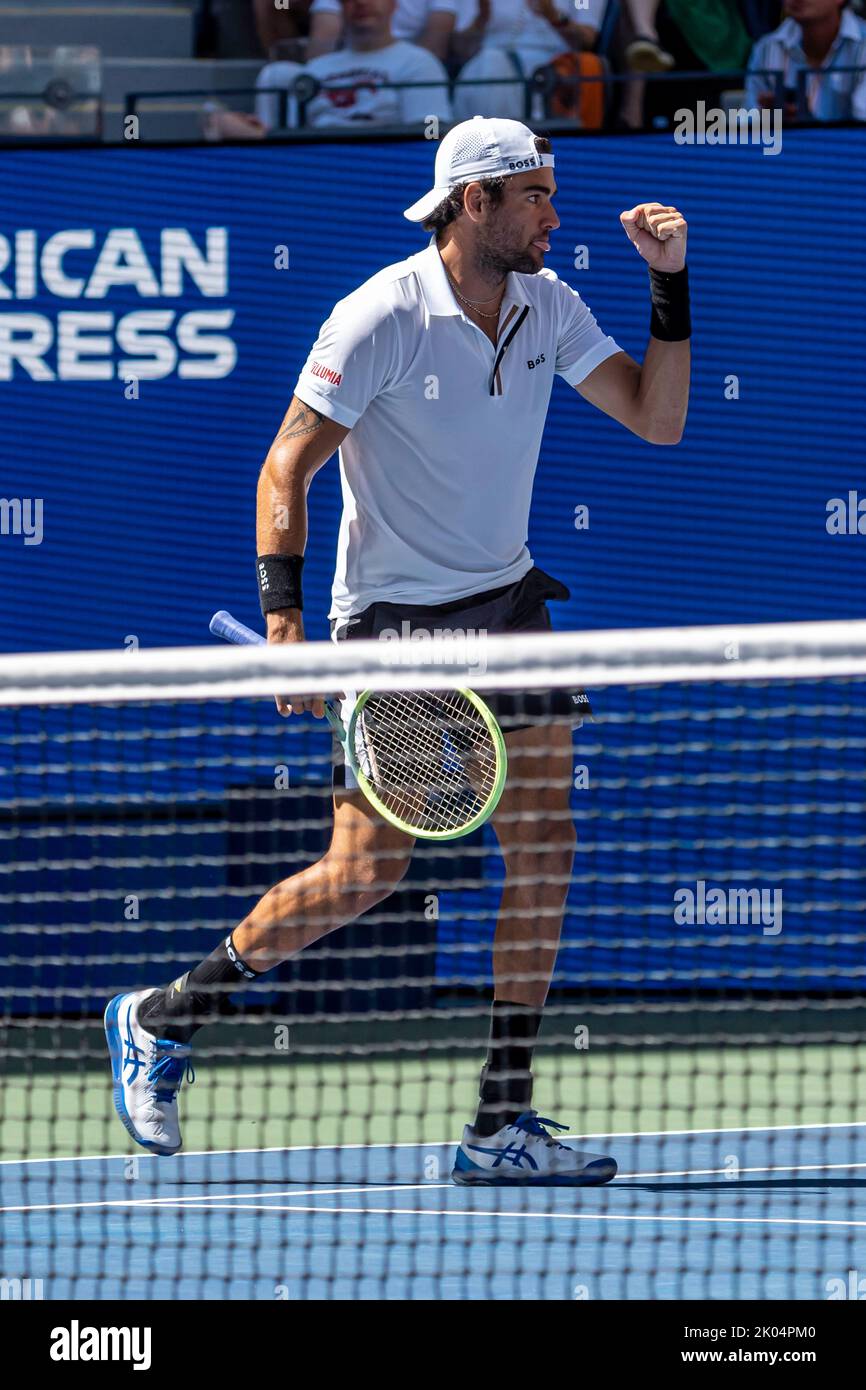 Matteo errettini al 2022° US Open. Foto Stock