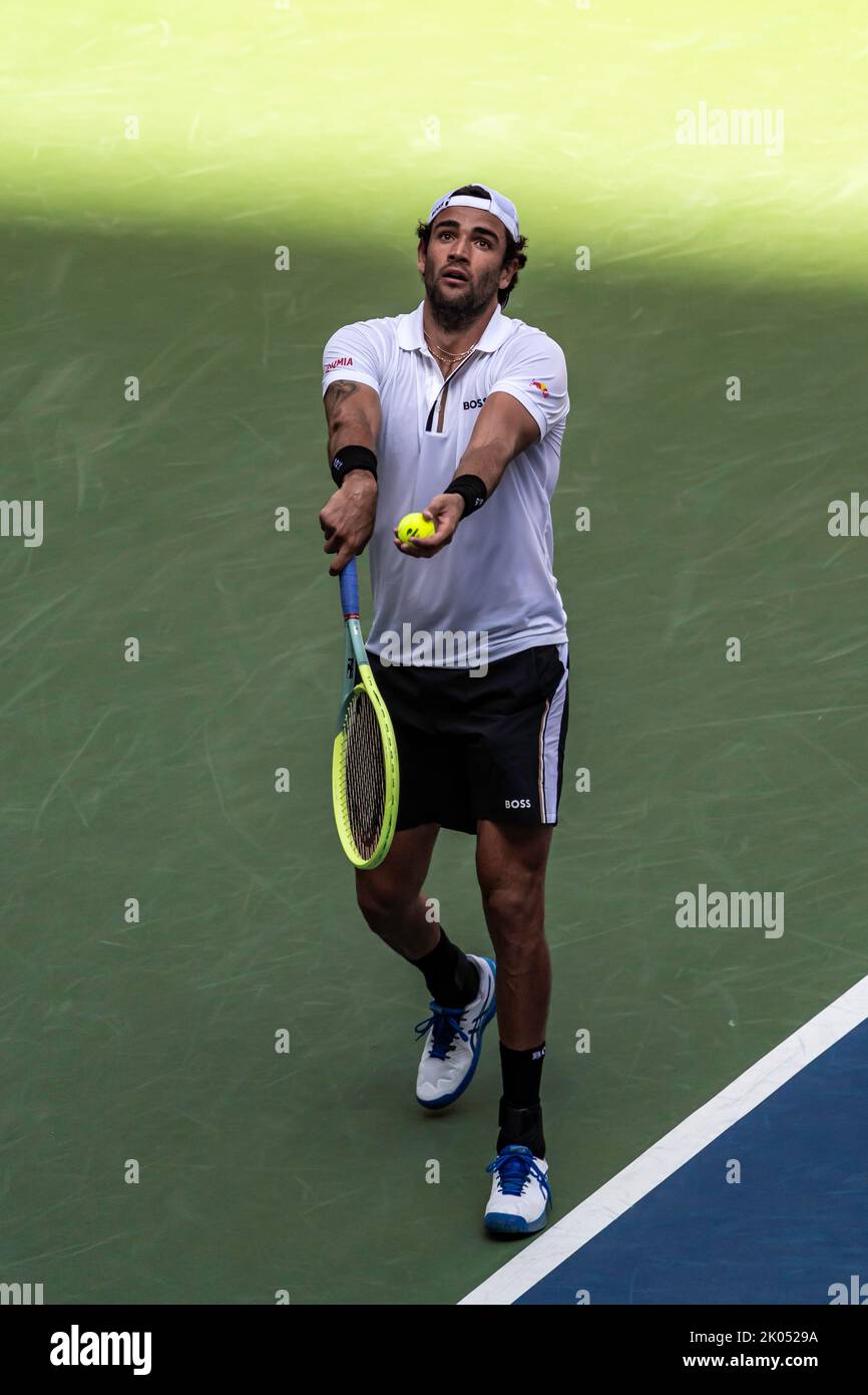 Matteo errettini al 2022° US Open. Foto Stock