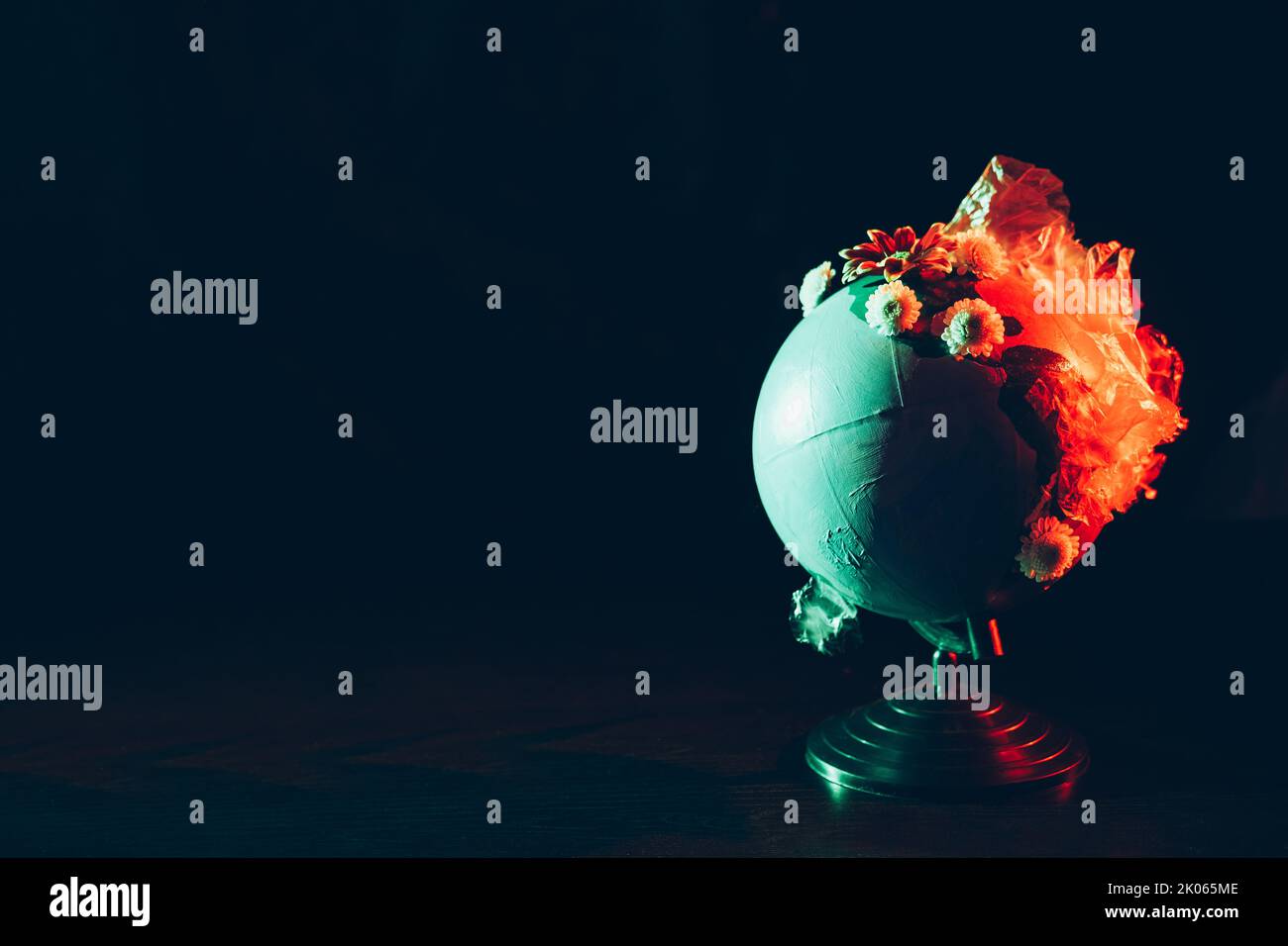 inquinamento ambientale problema di conservazione dei rifiuti Foto Stock