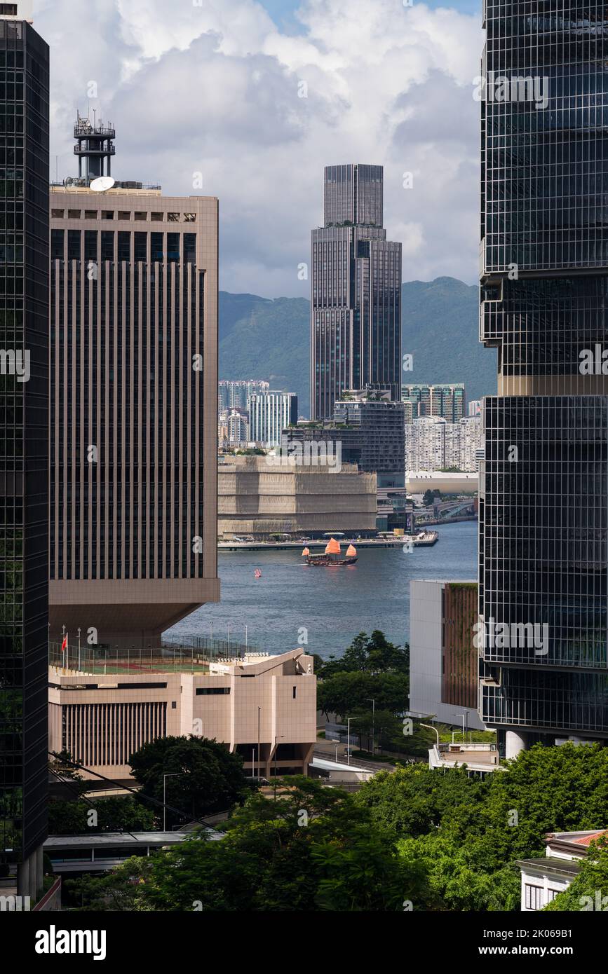 Victoria Harbor, K11 Musea, Hong Kong. (Agosto 2022) Foto Stock