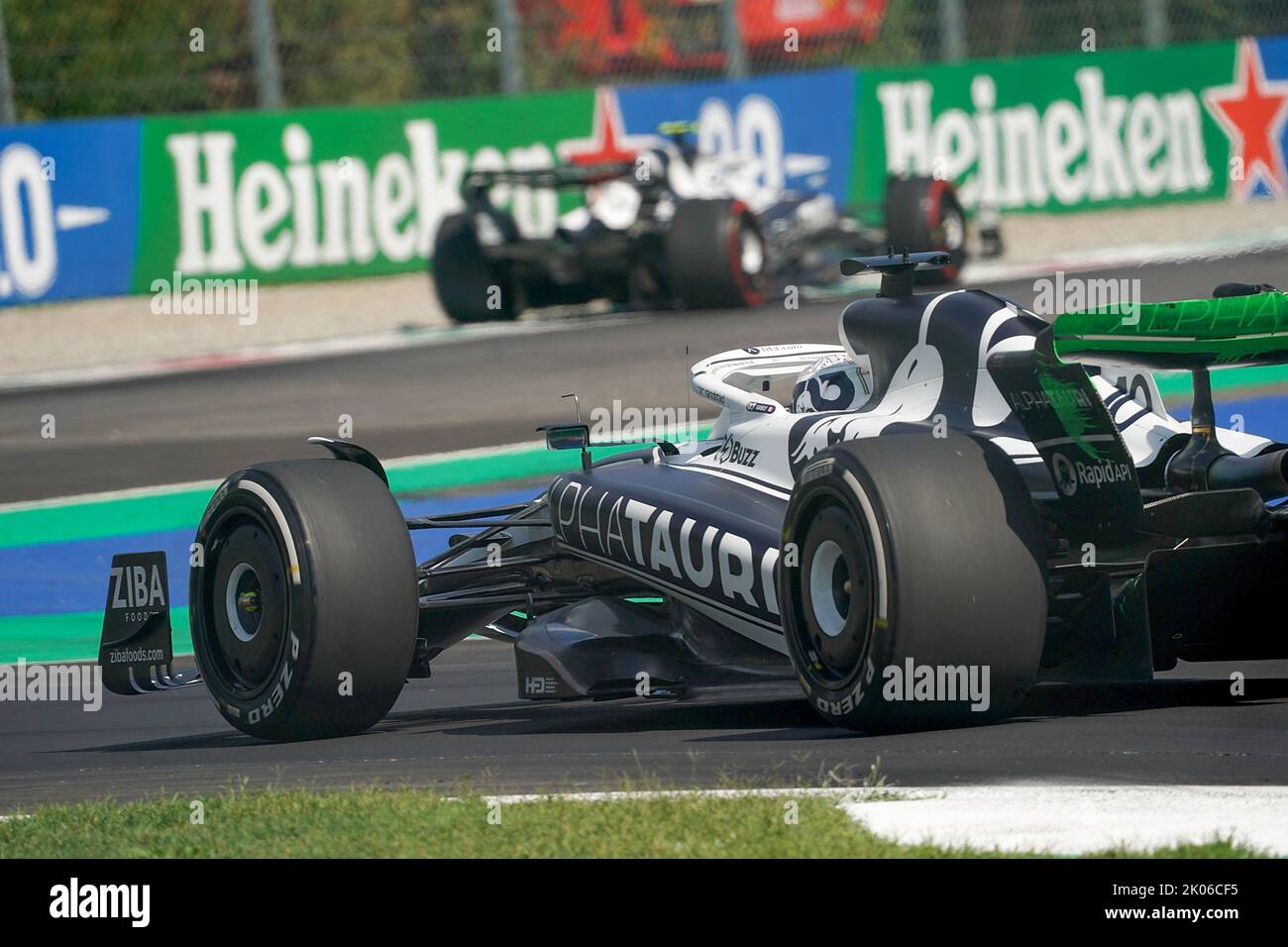 09.09.2022, Autodromo Nazionale di Monza, Monza, FORMULA 1 PIRELLI GRAN PREMIO D'ITALIA 2022 ,im Bild Pierre Gasly (fra), Scuderia AlphaTauri, Yuki Ts Foto Stock