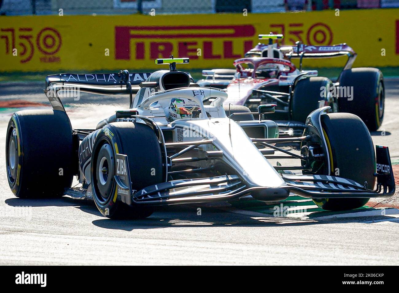 09.09.2022, Autodromo Nazionale di Monza, Monza, FORMULA 1 PIRELLI GRAN PREMIO D'ITALIA 2022 ,im Bild Yuki Tsunoda (JPN), Scuderia AlphaTauri, Mick SC Foto Stock