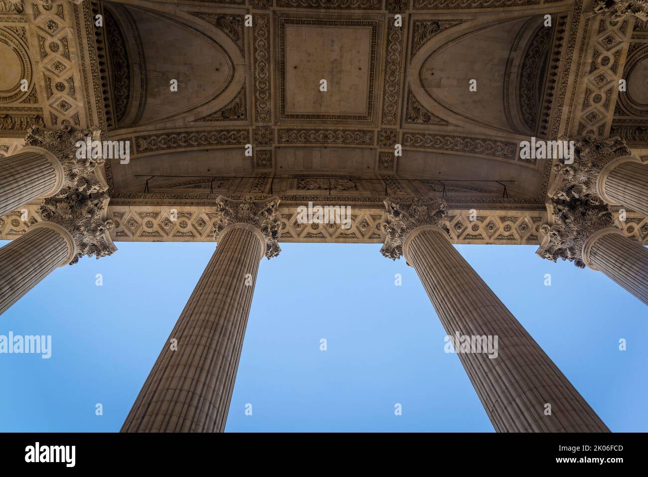 Il Panthéon, un monumento neoclassico che è dal momento della Rivoluzione francese utilizzato come mausoleo per i resti di illustri cittadini francesi, Parigi, F. Foto Stock