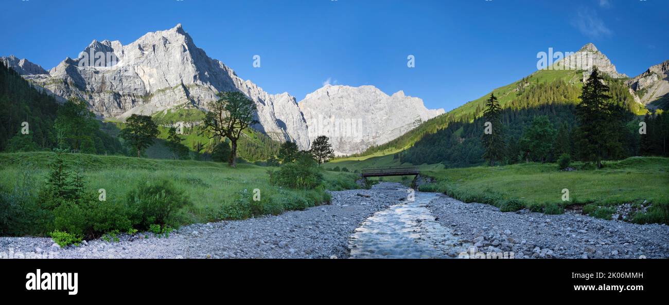 alpi, alpi, belle, bellezze, berner alpen, alpi bernesi, blu, arrampicata, torrente, destinazione, europa, ghiacciaio, verde, grosshorn, escursioni, hinters la Foto Stock