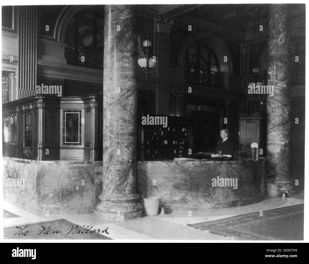 Il nuovo Willard Hotel, Washington, D.C. - banco di registrazione, tra le 1890 e le 1950. Foto Stock