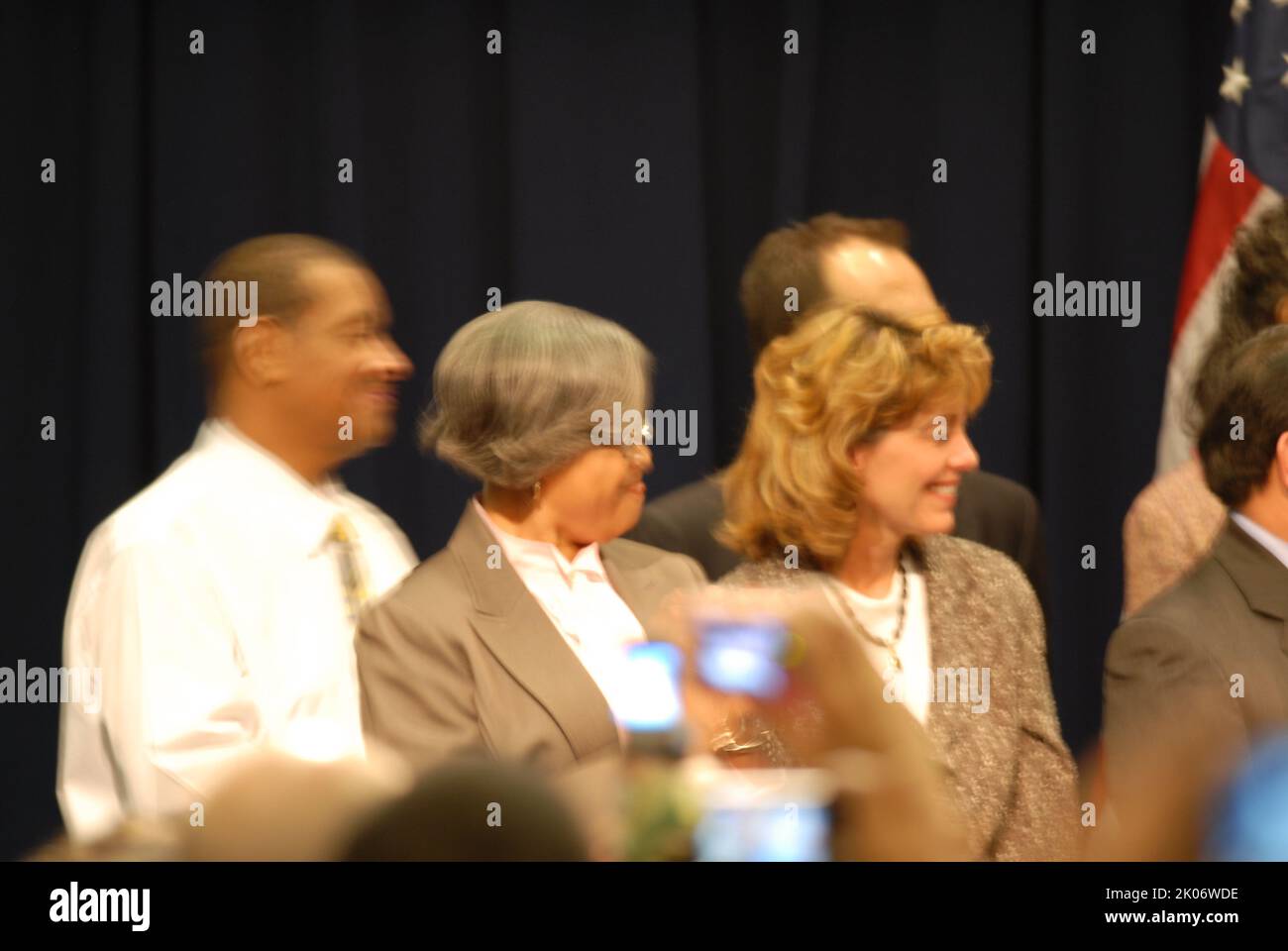 Visita della First Lady Michelle Obama alla sede dell'HUD. Foto Stock