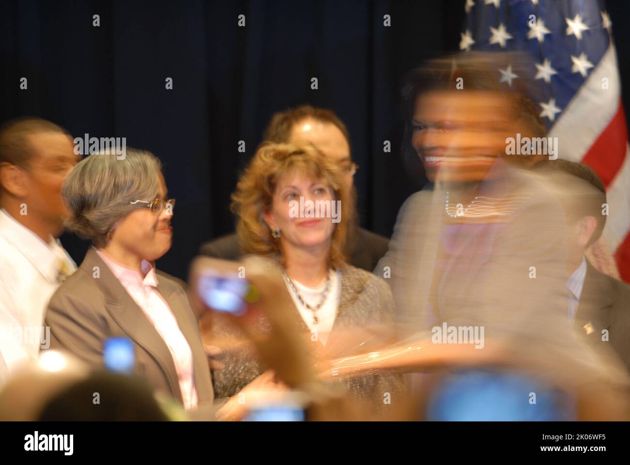 Visita della First Lady Michelle Obama alla sede dell'HUD. Foto Stock