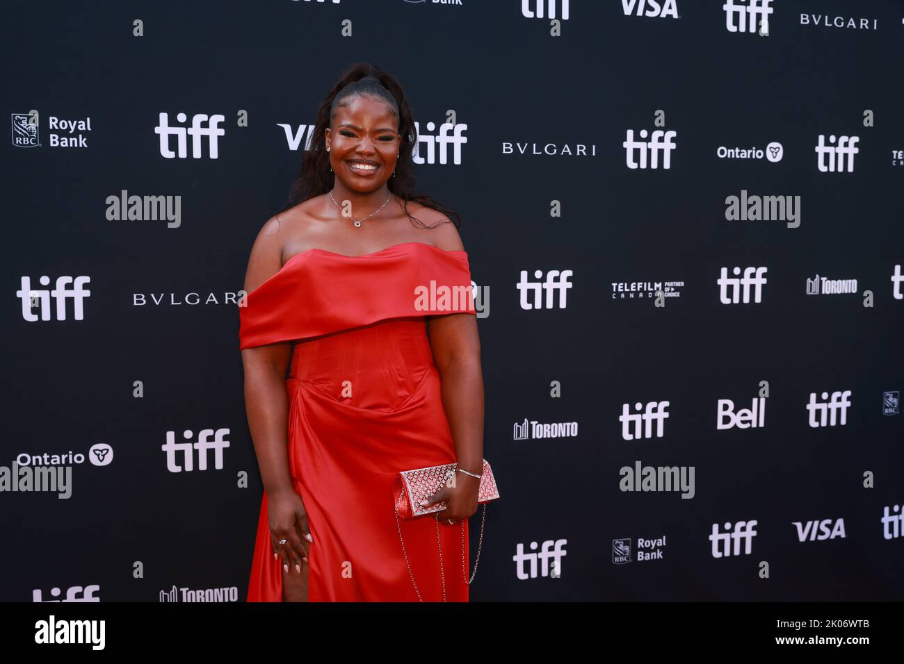 Toronto, Canada. 9th settembre 2022. Siyamthanda Makakane partecipa al 2022 Toronto International Film Festival - 'The Woman King' Premiere Credit: Sharon Dobson/Alamy Live News Foto Stock