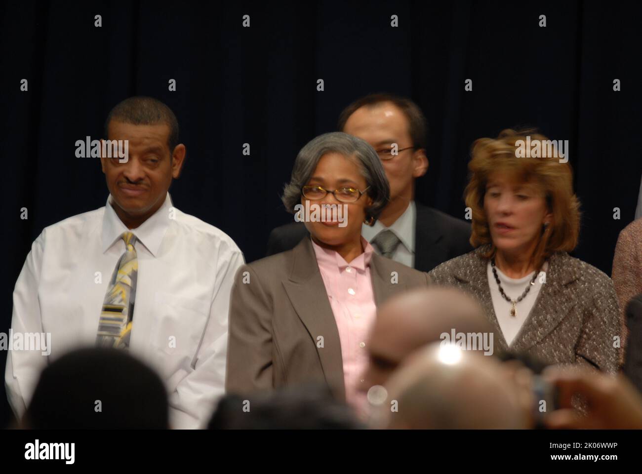 Visita della First Lady Michelle Obama alla sede dell'HUD. Foto Stock