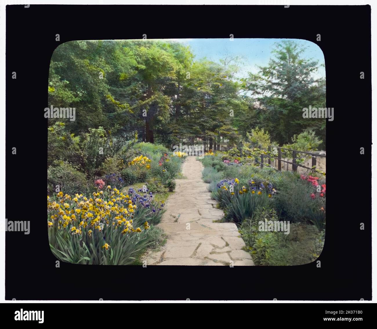 William Samuel Kies House, incrocio tra Scarborough e Old Albany Roads, Scarborough, New York, 1922. Architettura della casa: Patterson &amp; Dula, piani entro il 1916. Paesaggio: Clarence Fowler, ca. 1920; James Frederick Dawson, Olmsted Brothers nel 1916. Foto Stock