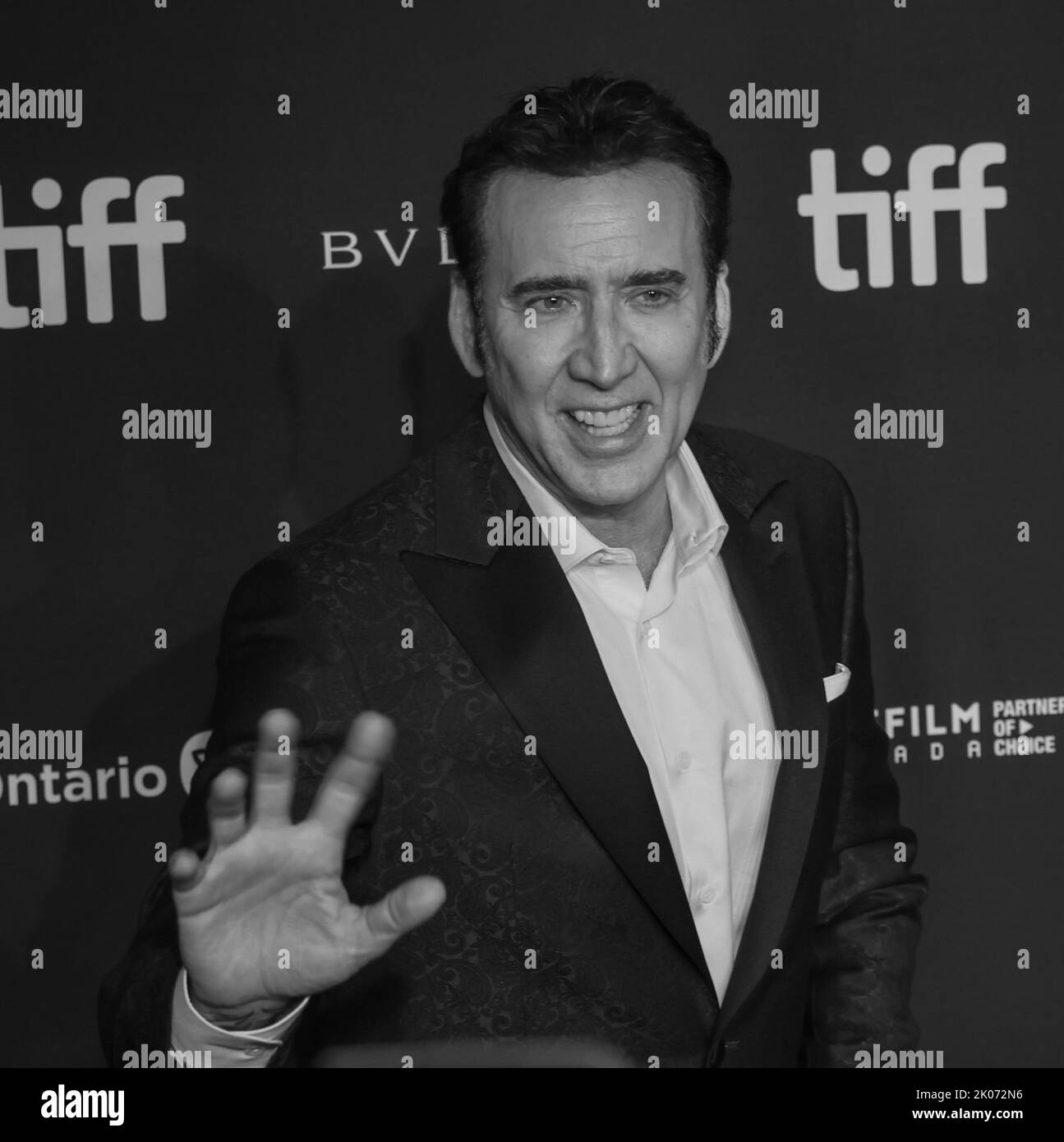 Toronto, Canada. 9th settembre 2022. Nicholas Cage attends2022 Toronto International Film Festival - 'Butcher's Crossing' Premiere Credit: Sharon Dobson/Alamy Live News Foto Stock