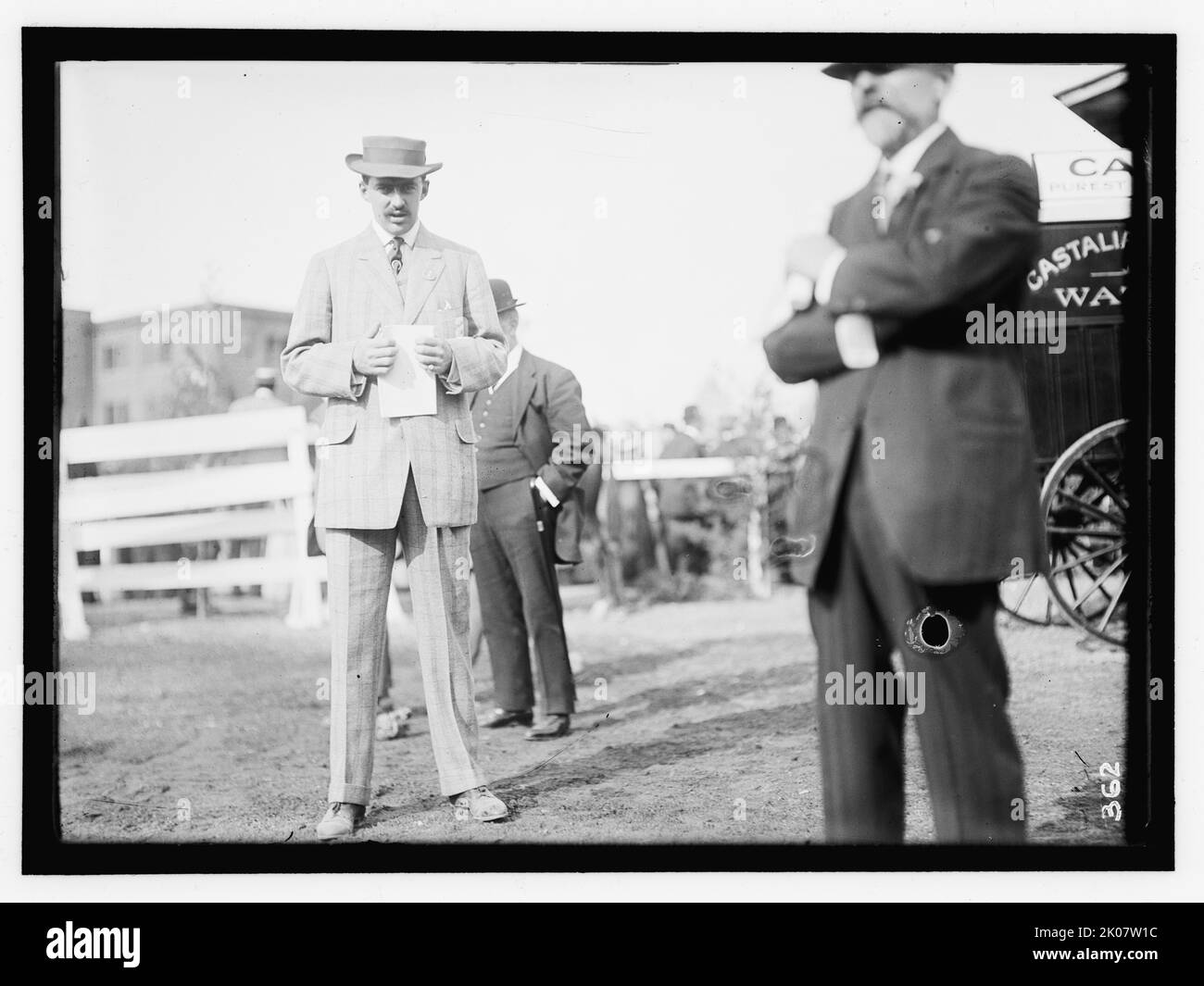 Edward B. McLean, tra il 1909 e il 1923. Edward Beale McLean, editore e proprietario del Washington Post. McLean ha acquistato il diamante di speranza, creduto tradizionalmente trasportare una maledizione. Fu dichiarato impazzito legalmente e morì in un ospedale psichiatrico. Foto Stock