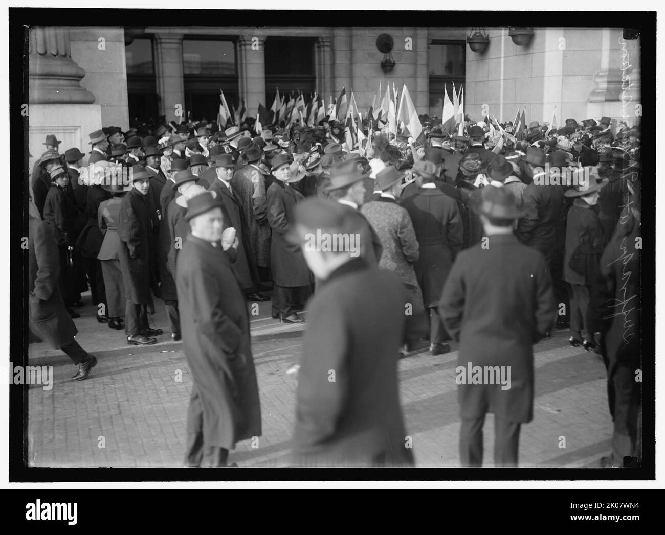 Suffragio femminile, tra 1910 e 1917. Nel 1920, le donne negli Stati Uniti hanno ottenuto il diritto legale di voto con l'approvazione dell'emendamento del 19th. Foto Stock