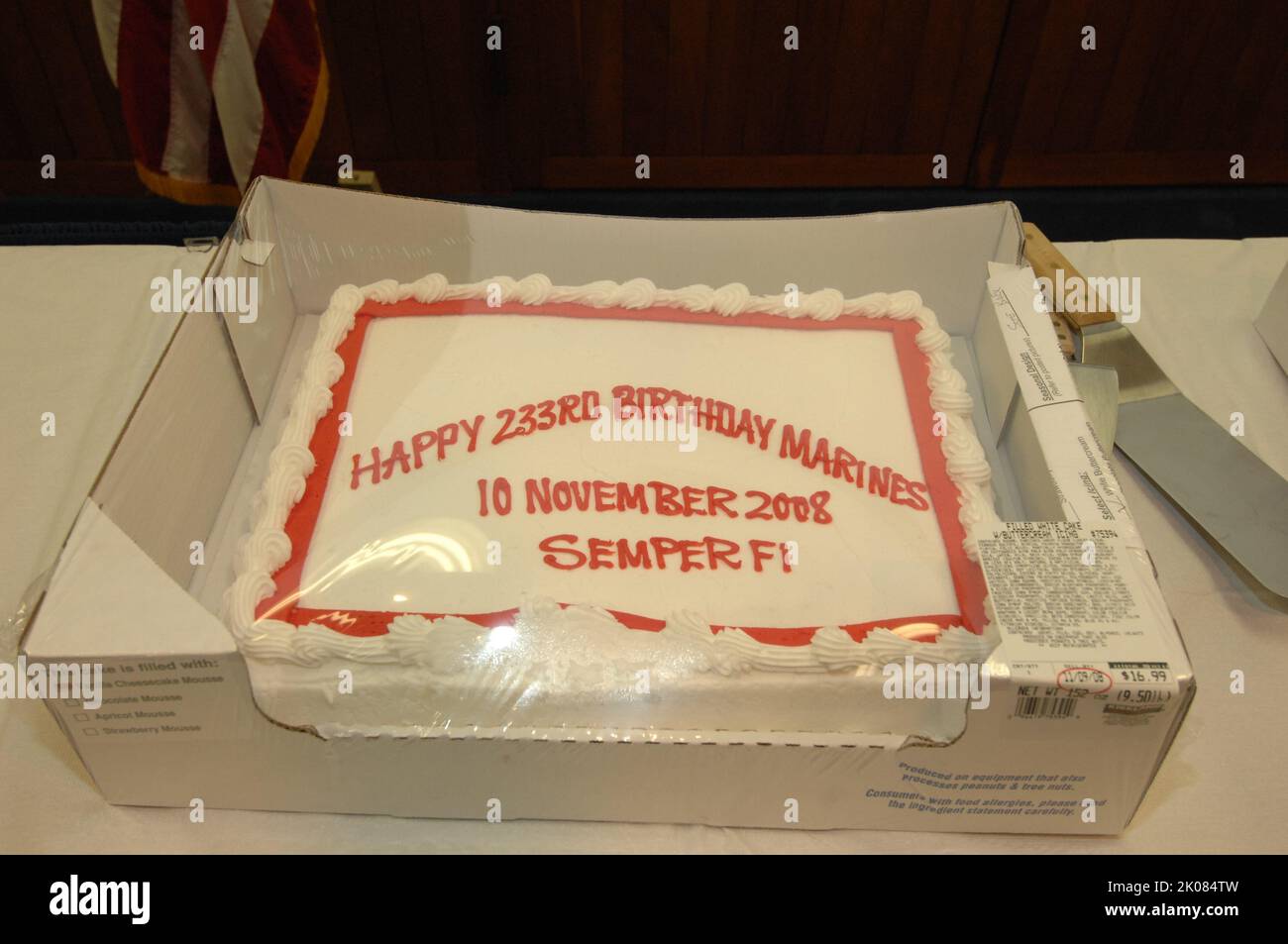 Festa di compleanno del corpo Marino - Celebrazione del 233rd° compleanno del corpo Marino degli Stati Uniti, presso la sede centrale dell'HUD. Marine Corps Birthday Celebration Subject, Celebration of the U.S. Marine Corps' 233rd Birthday, at HUD Headquarters. Foto Stock