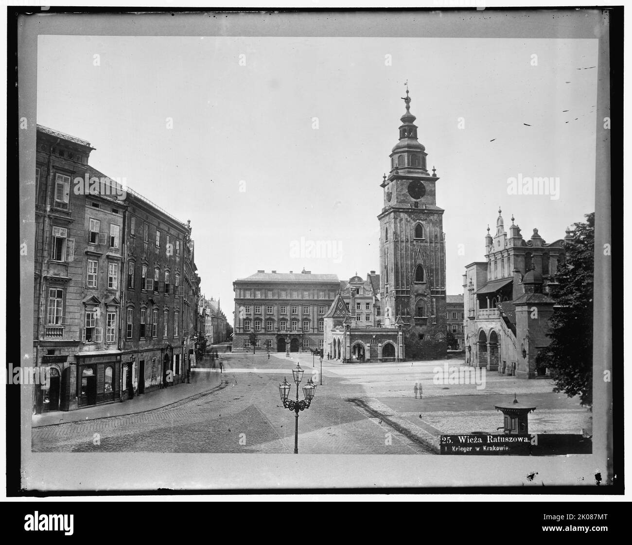 Wieza Ratuszowa, tra il 1910 e il 1920. Foto Stock