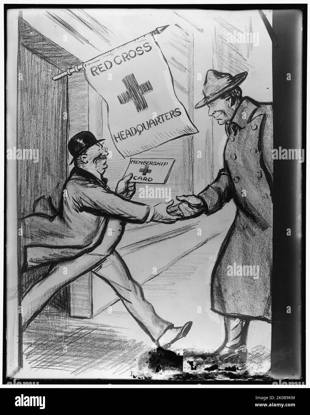 Croce rossa, tra il 1910 e il 1920. Foto Stock