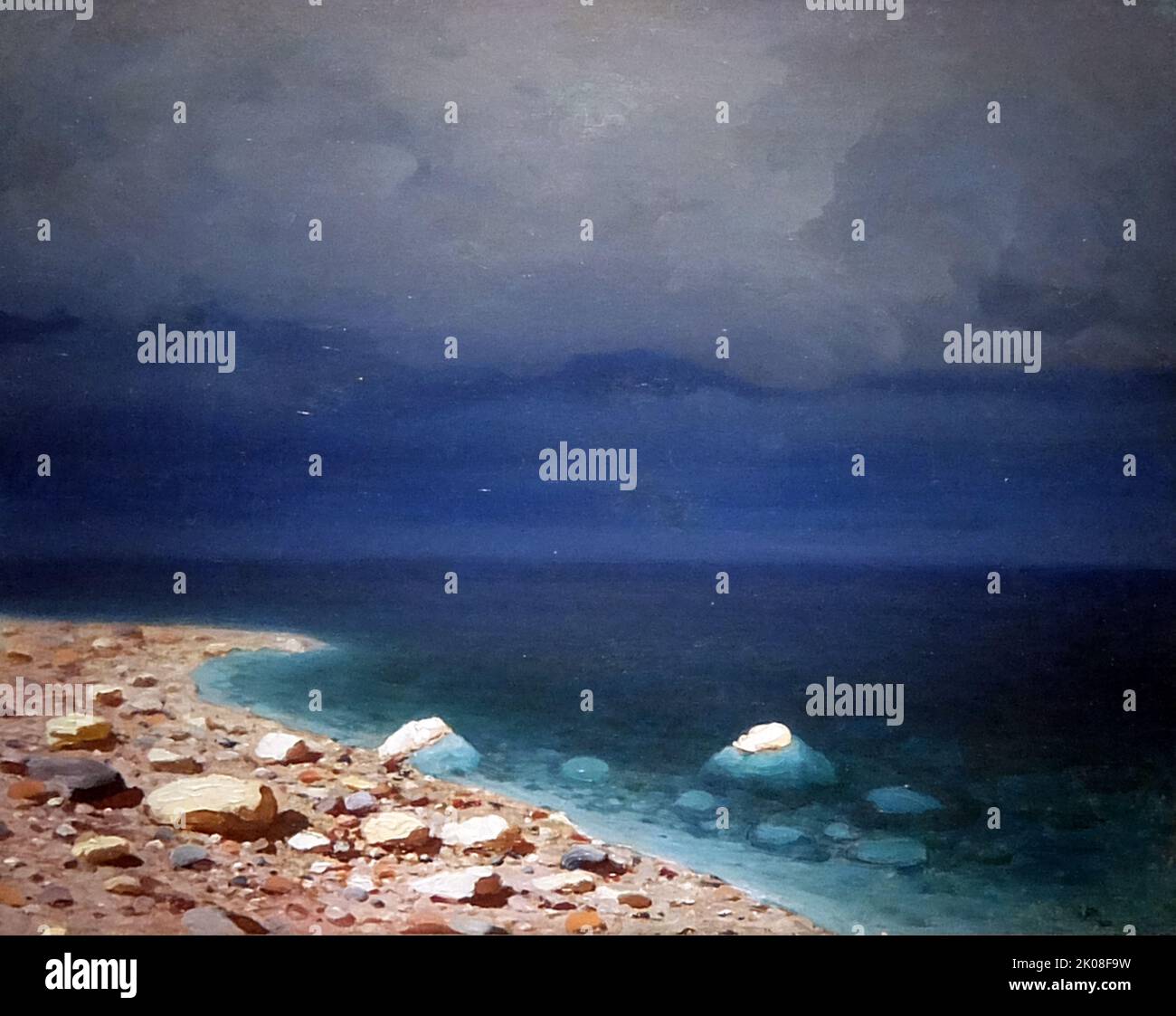 Sea, 1898-1908 dipinti ospitati presso il Museo d'Arte Regionale di Samara, Russia Foto Stock