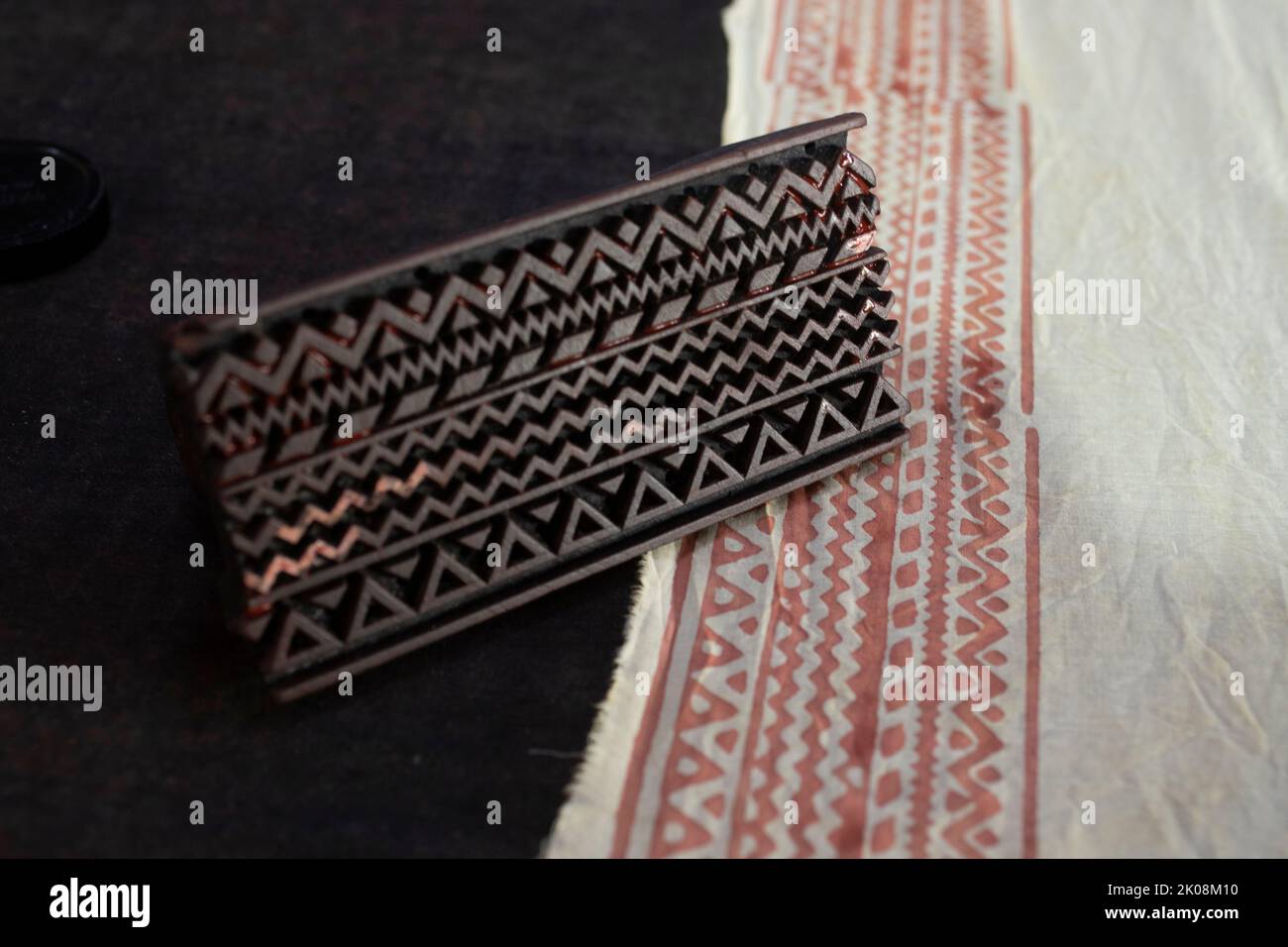 Blockprinting Foto Stock