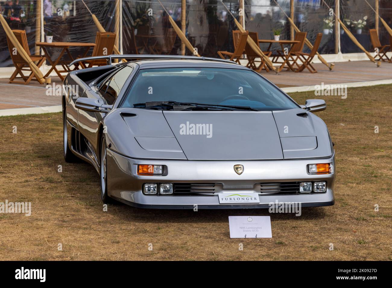 Lamborghini Diablo SE30, parte della Platinum Collection di quest’anno al Salon Privé 2022 che si tiene a Blenheim Palace Foto Stock
