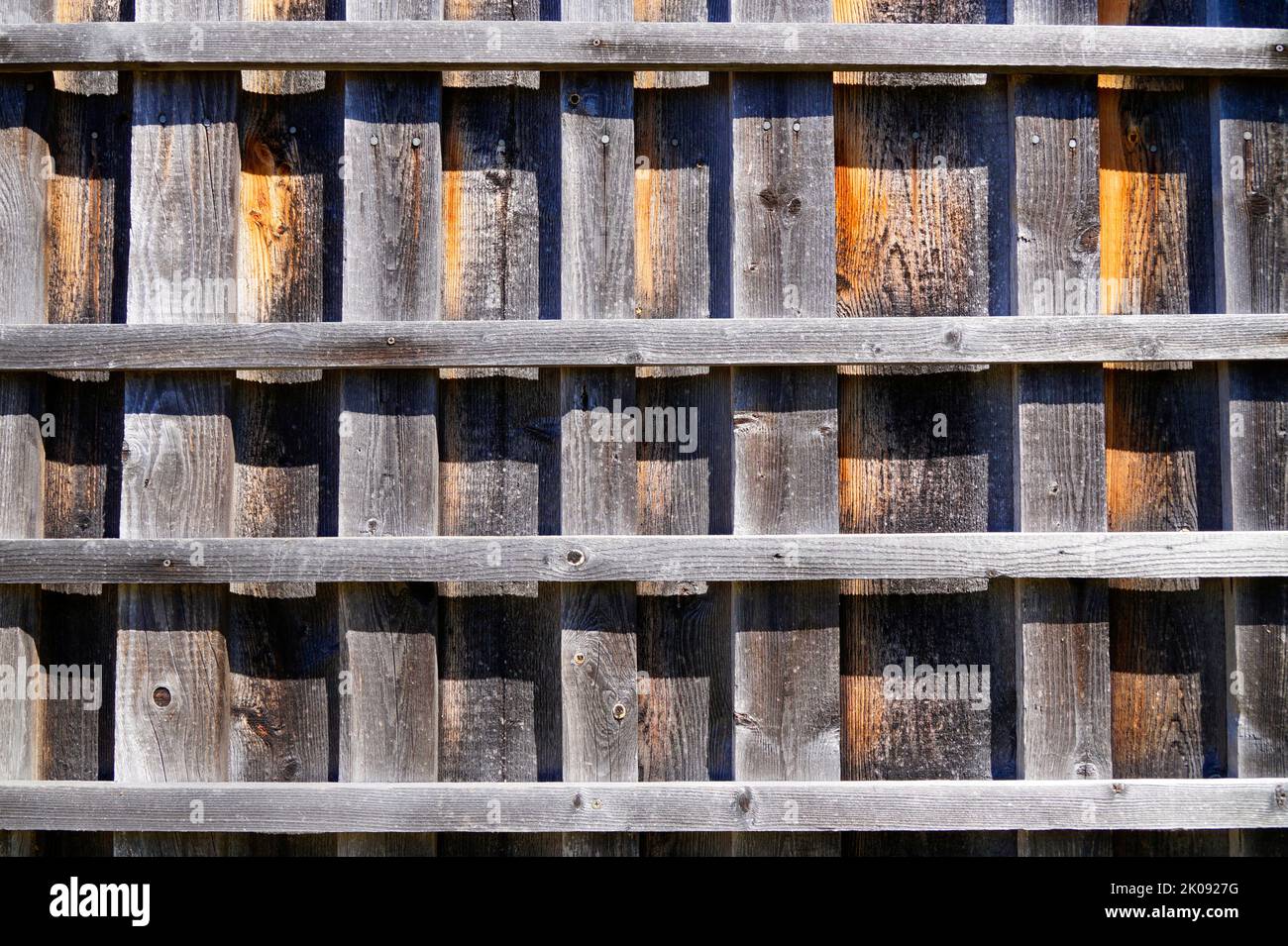 uno sfondo di legno rustico bello per le soluzioni di web site Foto Stock