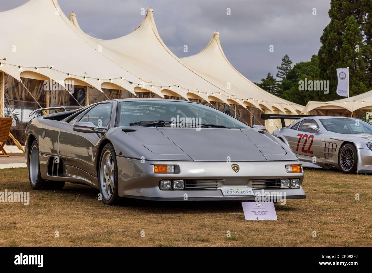 Lamborghini Diablo SE30, parte della Platinum Collection di quest’anno al Salon Privé 2022 che si tiene a Blenheim Palace Foto Stock