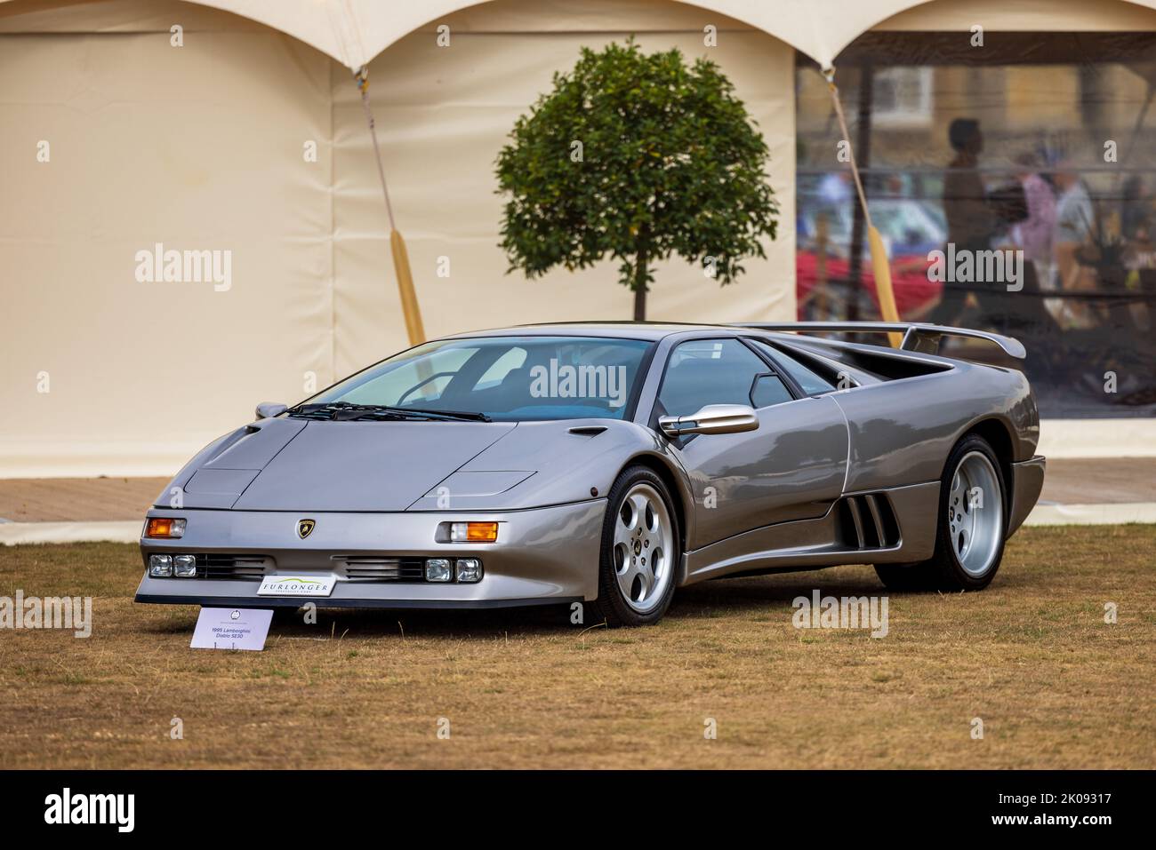 Lamborghini Diablo SE30, parte della Platinum Collection di quest’anno al Salon Privé 2022 che si tiene a Blenheim Palace Foto Stock