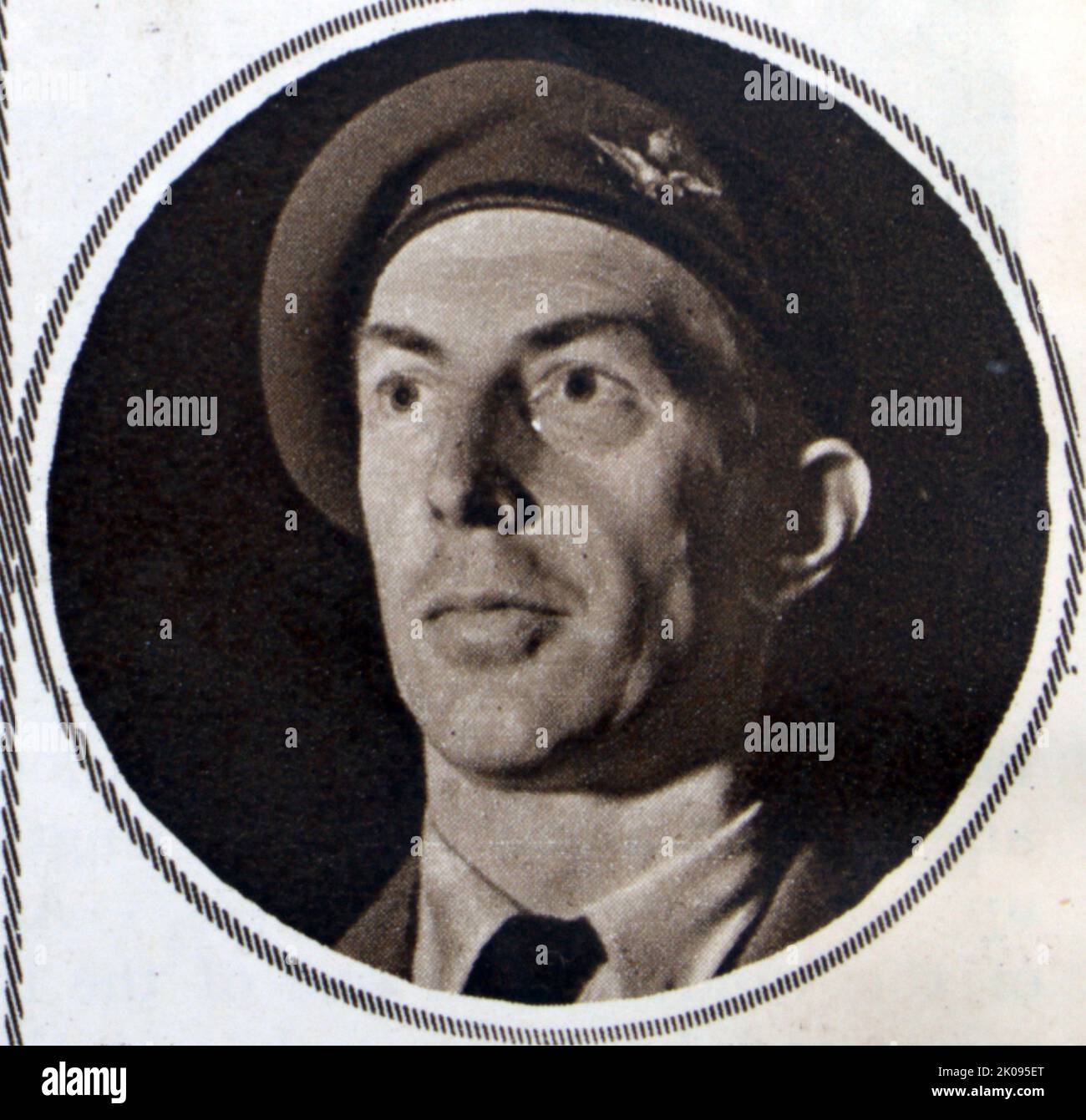 Il capitano del gruppo ACP Carver ha stabilito un nuovo record in un de Havilland Hornet 3 del comando combattente RAF quando volò da Gibralter a Bovington il 19 settembre 1949. Foto Stock