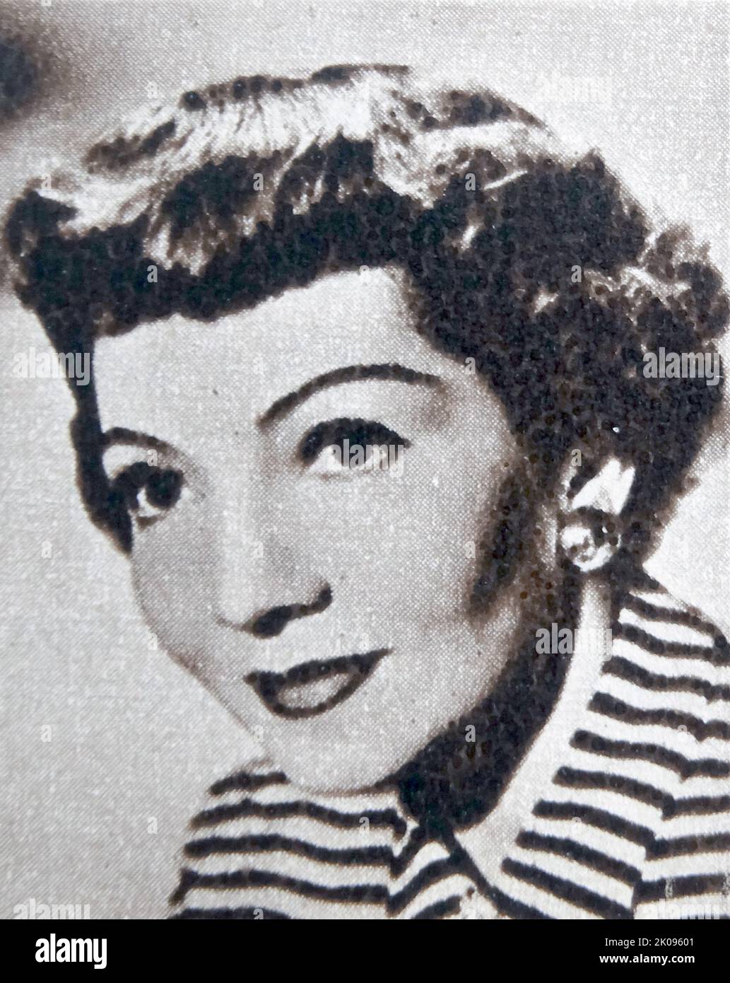 Claudette Colbert (Emilie Claudette Chauchoin, 13 settembre 1903 – 30 luglio 1996) è stata una . Foto Stock