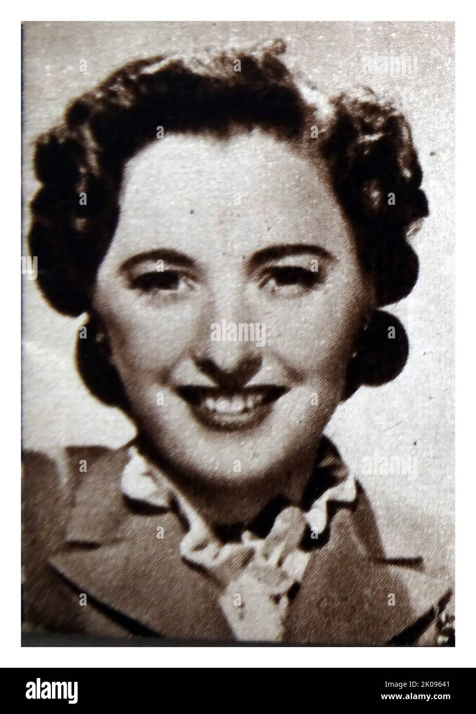 Barbara Stanwyck (Ruby Catherine Stevens, 16 luglio 1907 – 20 gennaio 1990) è stata una . Foto Stock